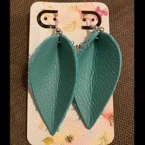 NEW Genuine Leather Earrings